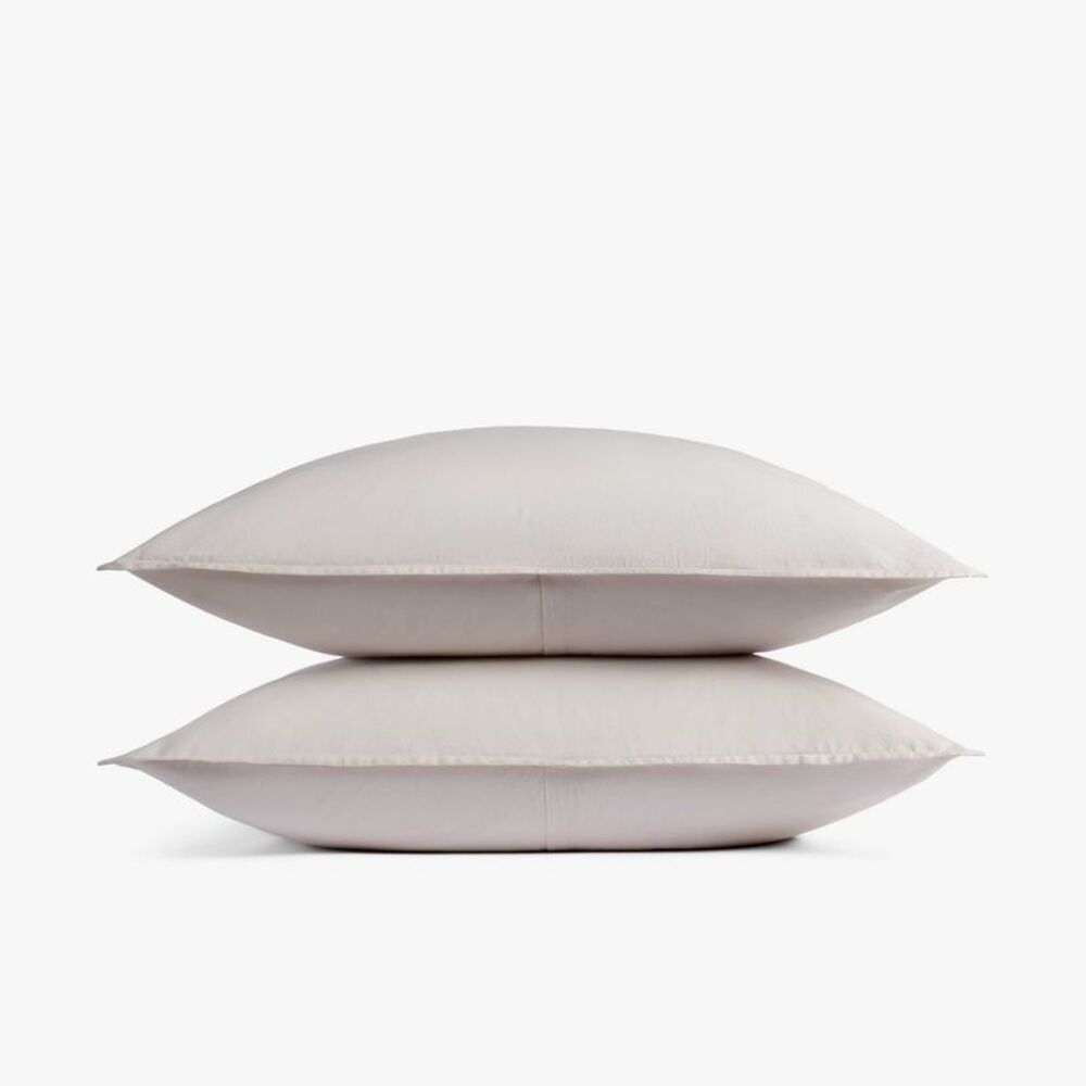 Standard Casual Organic Cotton Sham Set Parchment - Parachute